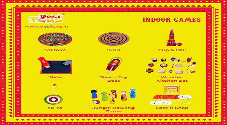 Rediscovering the Joy of Indian Traditional Indoor Games from Desi Toys
