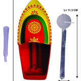 Classic & Iconic Vintage Tin Metal Toys (Pack of 4) Steam toy Tin Boat, Tin Clicker,Tin Finger Spinning Top & Vintage Metal Windup up Car | Return Gift Option | Festive Gift For Kids