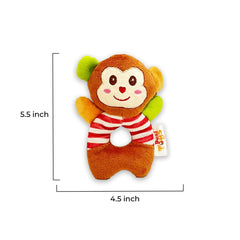 Monkey Ring Rattle Soft Toy