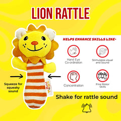 Soft Toy Rattle Combo-Pack of 2