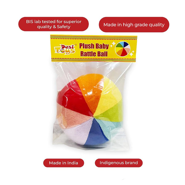 Plush Baby Rattle Ball