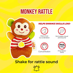 Soft Toy Rattle Combo-Pack of 2