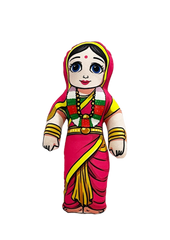 Lord Ram Sita Plush Cotton Dolls Pack of 2