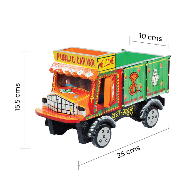 Desi Toys Indian Truck  - Hand painted Miniature Collectible Model